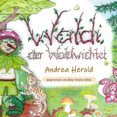 Waldi der Waldwichtel - Cover (400 x 400 px)